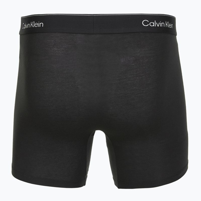 Trumpikės Calvin Klein LV00NB4394 Brief 3 poros black/chalk logo/black/currie 5