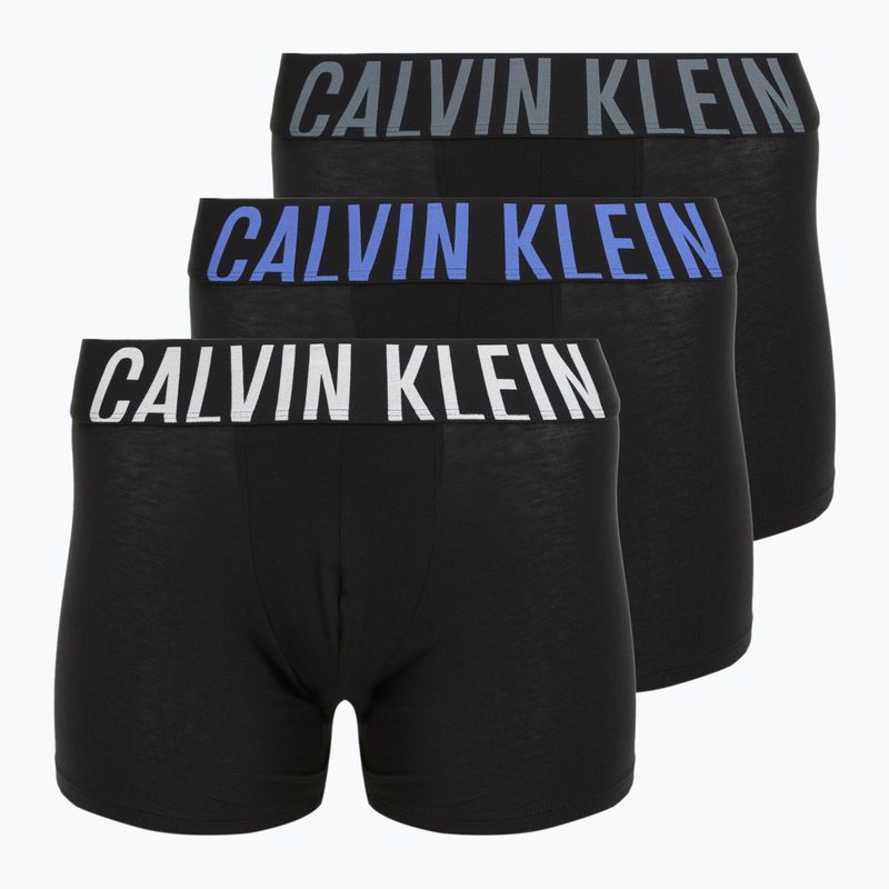Trumpikės Calvin Klein 000NB3609A Brief 3 poros black bodies/turbulence/white/iridescent