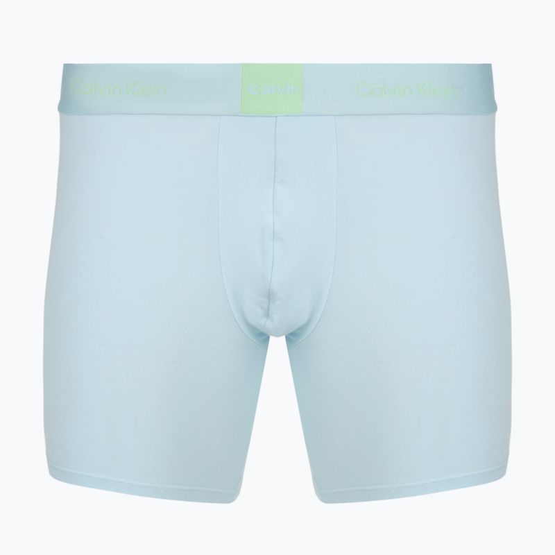 Trumpikės Calvin Klein LV00NB4477 Brief 3 poros patina green/shoreline/iridescent blue 2