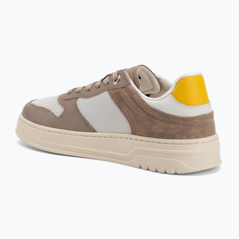 Moteriški batai Tommy Hilfiger Sporty Cupsole Tumbled Leather coastal taupe/ecru/yellow 3