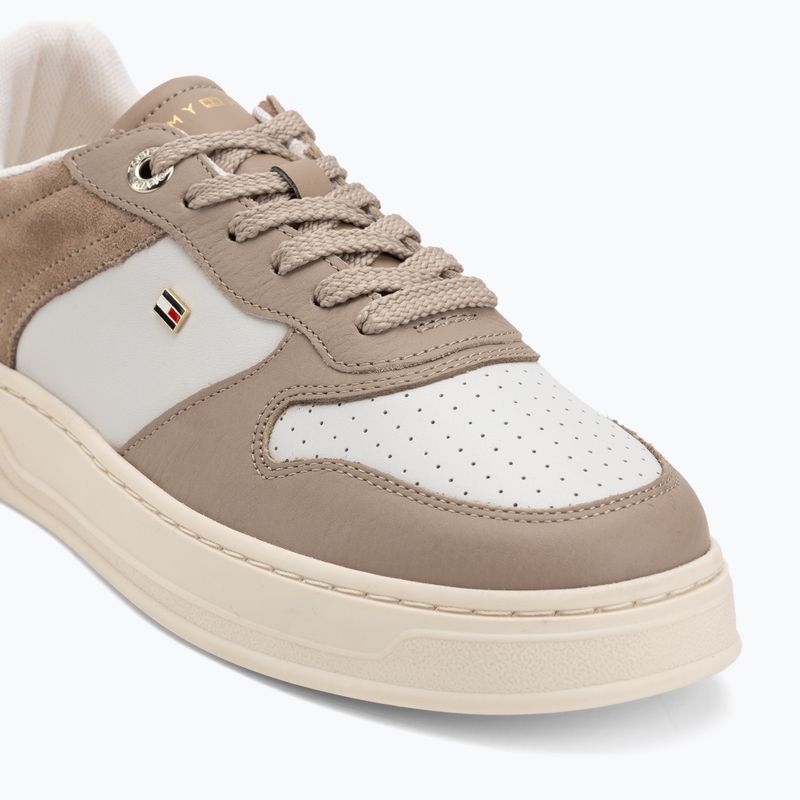 Moteriški batai Tommy Hilfiger Sporty Cupsole Tumbled Leather coastal taupe/ecru/yellow 7