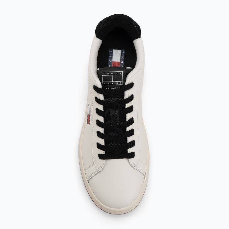 Moteriški batai Tommy Jeans Archive Court ivory/black 5
