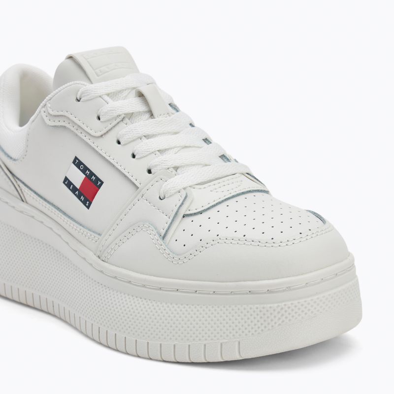 Tommy Jeans Retro Basket Flatform ecru moteriški batai 7