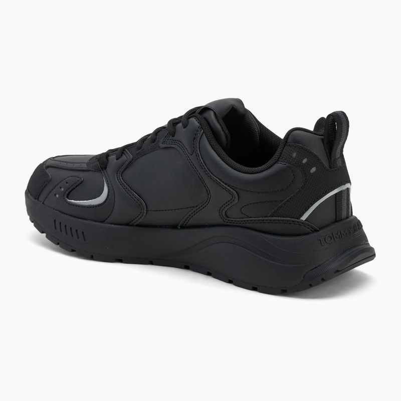 Tommy Jeans vyriški batai Runner Leather black 3