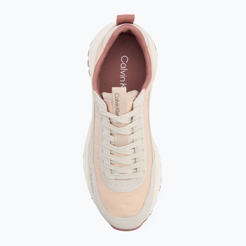 Moteriški batai Calvin Klein YW0YW02075 Hike Runner Mg Nylon Mix whisper pink/dark ecru/dusty rose 5