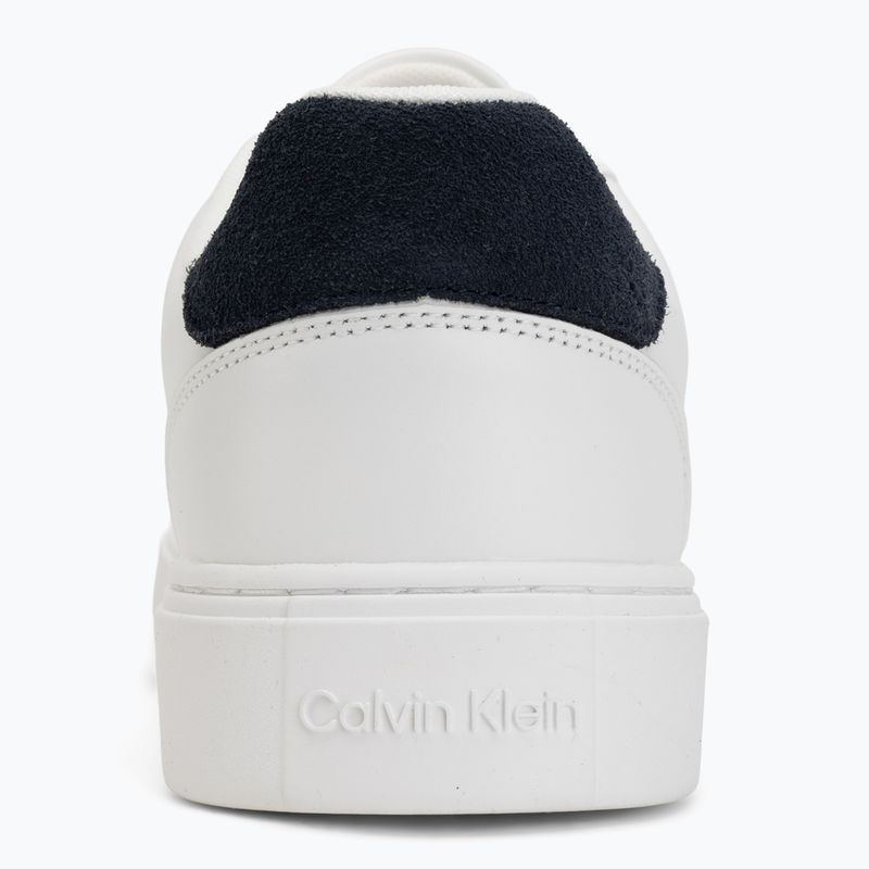 Vyriški batai Calvin Klein YM0YM01435 Classic Cupsole Laceup Leather bright white/navy 6