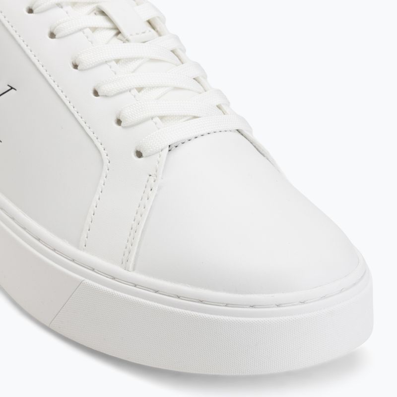 Vyriški batai Calvin Klein YM0YM01435 Classic Cupsole Laceup Leather bright white/navy 7