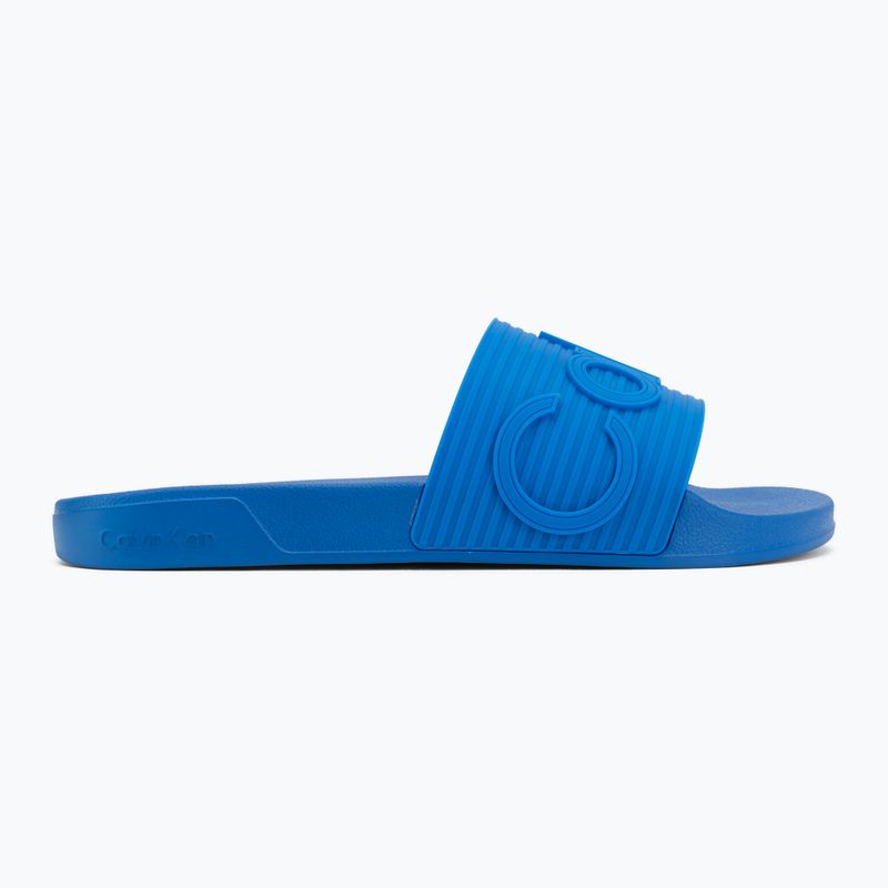 Vyriškos šlepetės Calvin Klein HM0HM02113 Ess Texture lapis blue 2