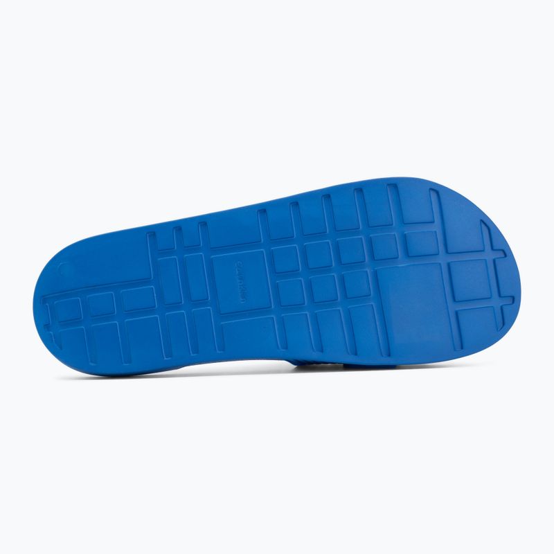 Vyriškos šlepetės Calvin Klein HM0HM02113 Ess Texture lapis blue 4