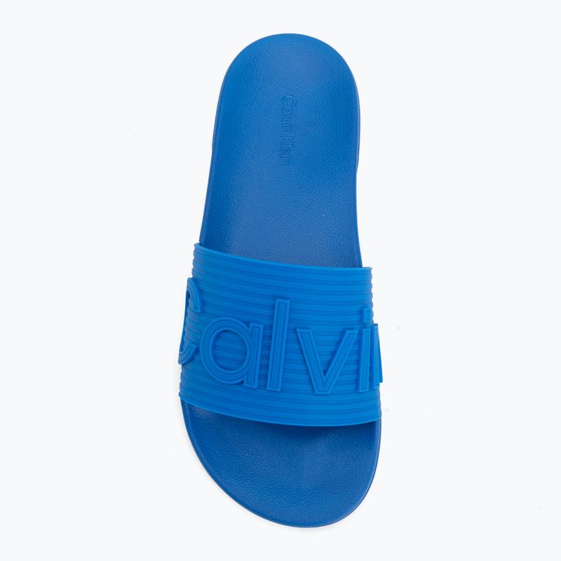 Vyriškos šlepetės Calvin Klein HM0HM02113 Ess Texture lapis blue 5