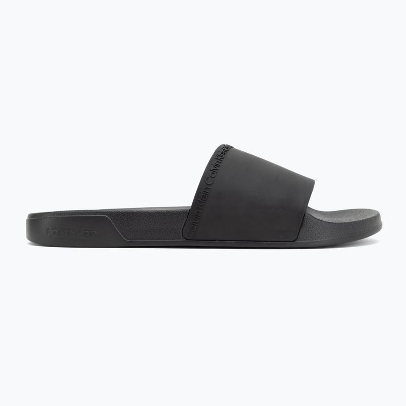 Vyriškos šlepetės Calvin Klein HM0HM02108 Ess Institutional Cv triple black 2