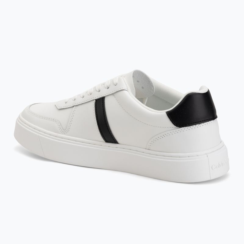 Vyriški batai Calvin Klein HM0HM02237 Classic Cups Lace Leather EMB Tongue bright white/black 3