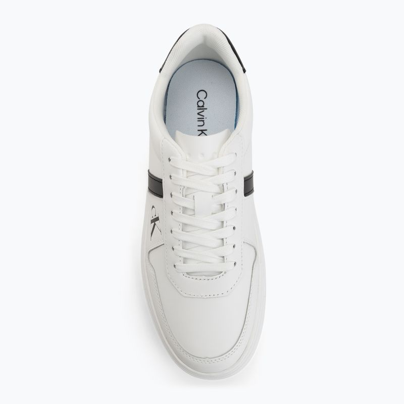 Vyriški batai Calvin Klein HM0HM02237 Classic Cups Lace Leather EMB Tongue bright white/black 5