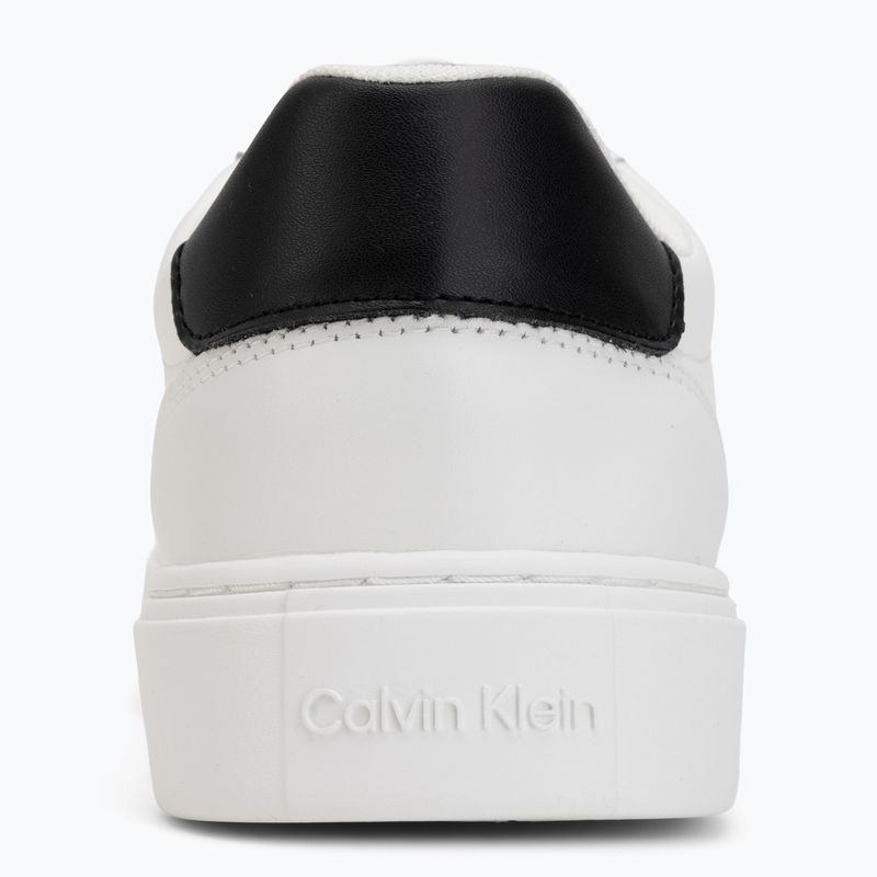 Vyriški batai Calvin Klein HM0HM02237 Classic Cups Lace Leather EMB Tongue bright white/black 6