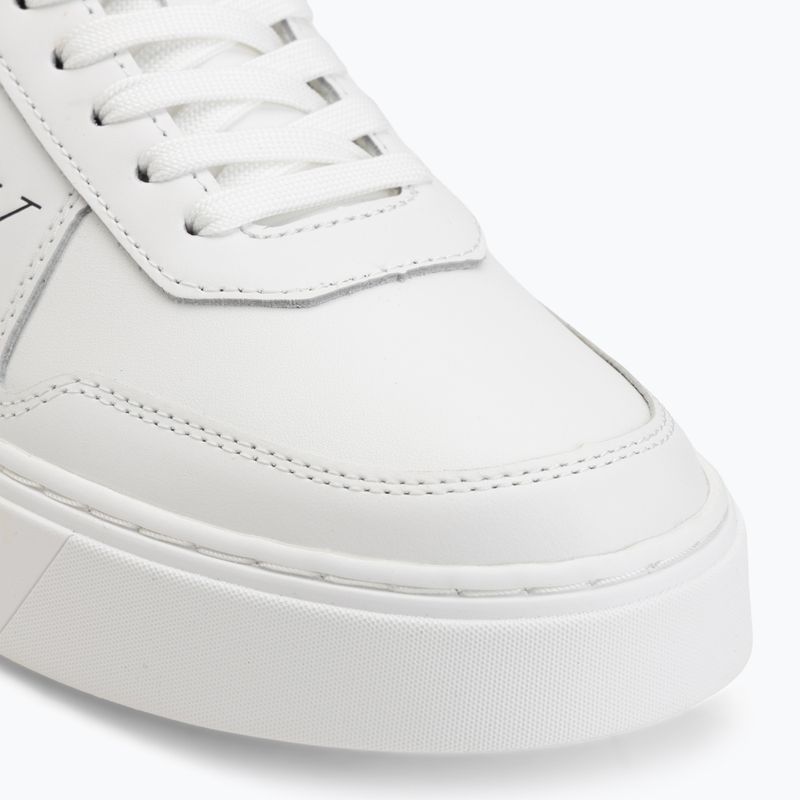 Vyriški batai Calvin Klein HM0HM02237 Classic Cups Lace Leather EMB Tongue bright white/black 7