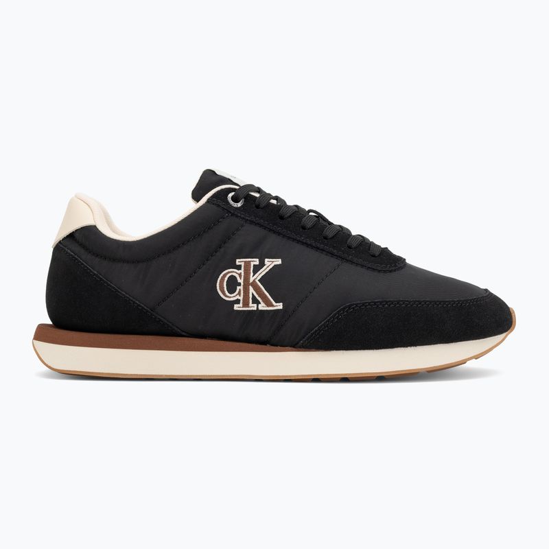 Vyriški batai Calvin Klein YM0YM01361 Retro Runner Ess Mix Mat black/light cashew 2