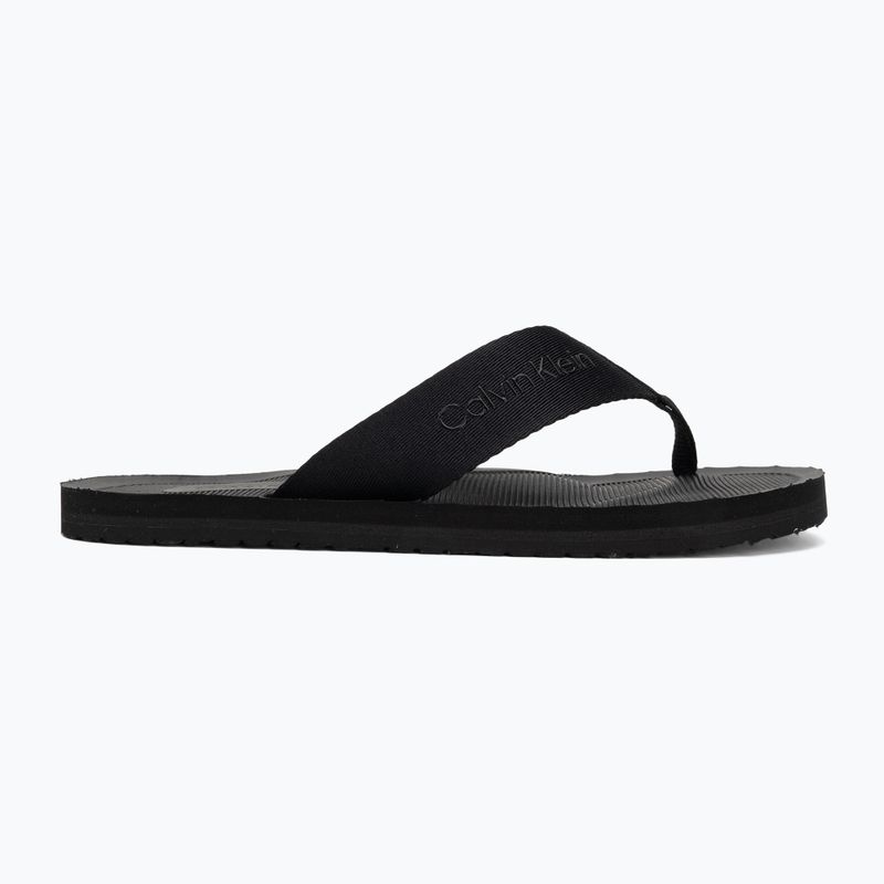 Vyriškos šlepetės Calvin Klein HM0HM02106 City Thong triple black 2