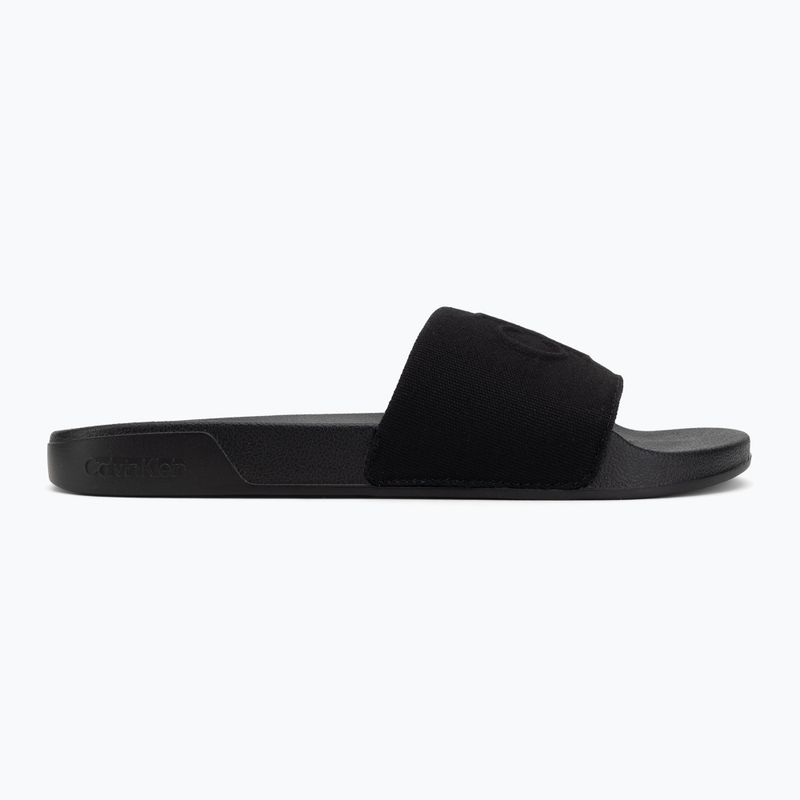 Vyriškos šlepetės Calvin Klein Ess Monogram triple black 2
