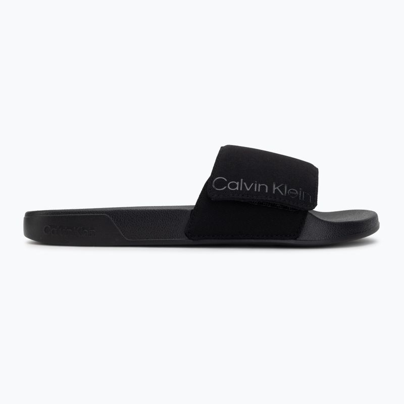 Vyriškos šlepetės Calvin Klein HM0HM02115 Ess Monobrand triple black 2
