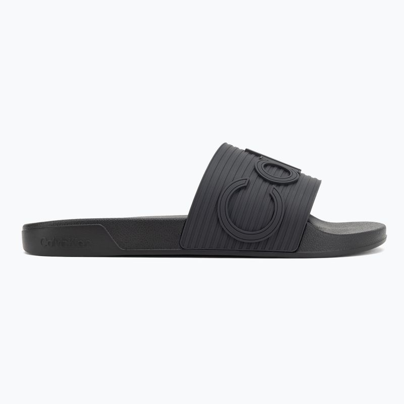 Vyriškos šlepetės Calvin Klein HM0HM02113 Ess Texture triple black 2