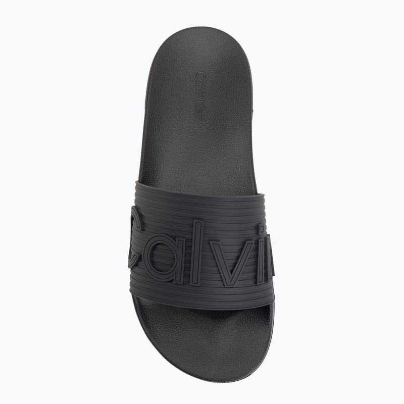 Vyriškos šlepetės Calvin Klein HM0HM02113 Ess Texture triple black 5