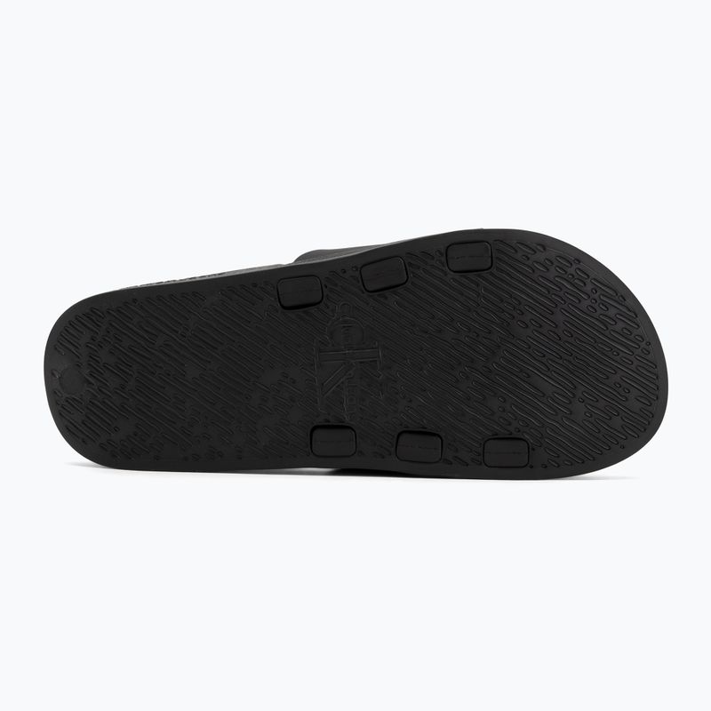 Vyriškos šlepetės Calvin Klein HM0HM02229 Ess Rubber Neoprene triple black 4