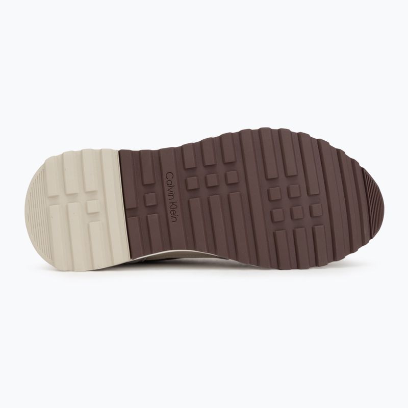 Vyriški batai Calvin Klein HM0HM02144 City Runner Laceup Nylon Mix muddy brown/desert taupe/oatmeal 4
