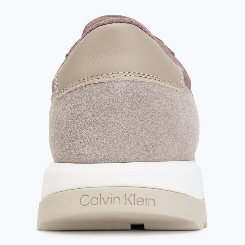Vyriški batai Calvin Klein HM0HM02144 City Runner Laceup Nylon Mix muddy brown/desert taupe/oatmeal 6