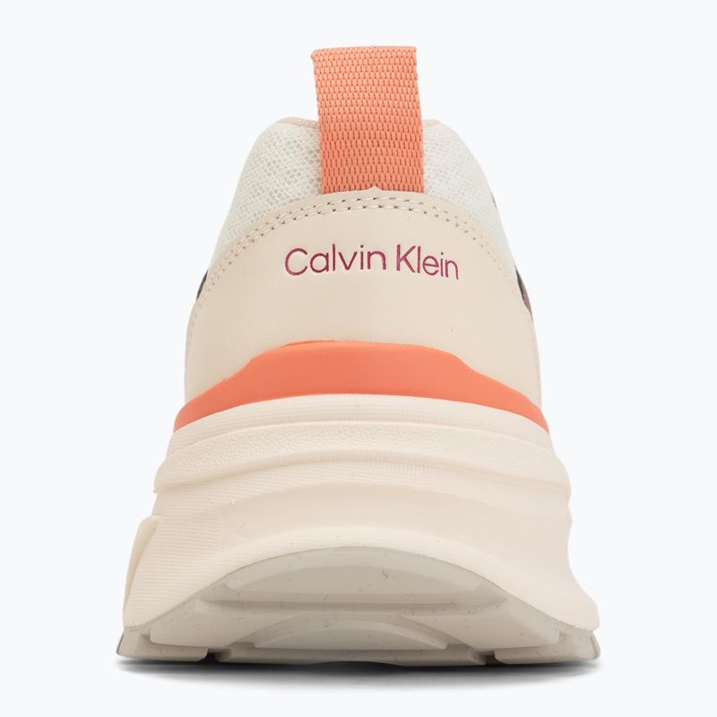Moteriški batai Calvin Klein HW0HW03002 Hike Run Ckstripe Mesh off white/oatmeal/dusty rose 6