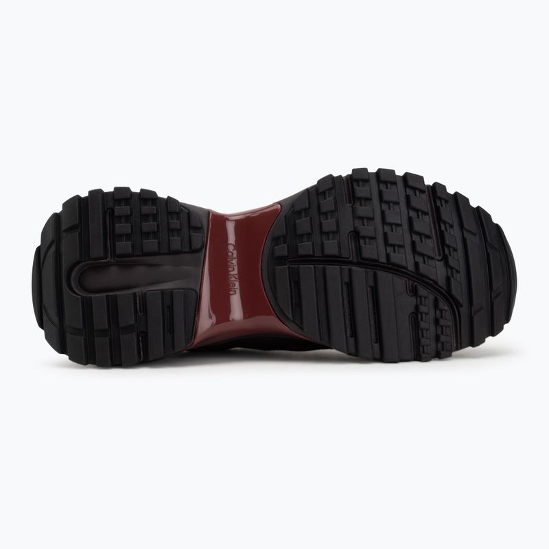 Moteriški batai Calvin Klein HW0HW02999 Hike Runner Organza Met Leather bordeaux/rhubarb 4