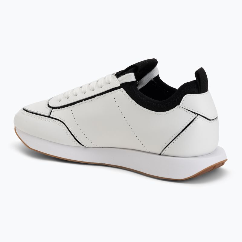 Moteriški batai Calvin Klein HW0HW02994 Retro Runner Sock Patch Leather bright white/black 3