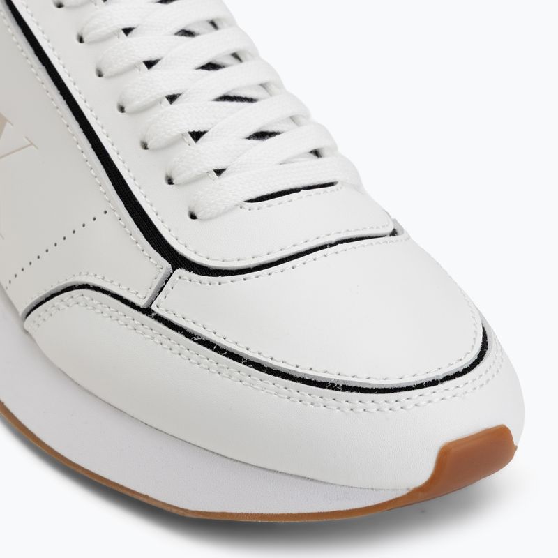 Moteriški batai Calvin Klein HW0HW02994 Retro Runner Sock Patch Leather bright white/black 7