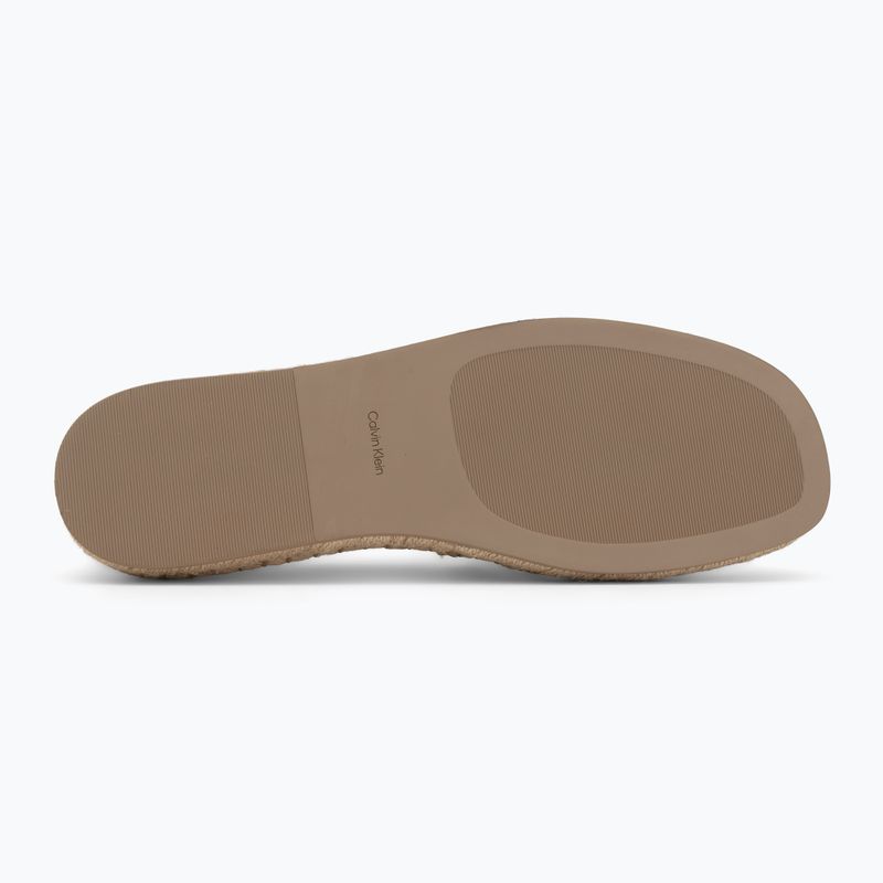 Moteriškos espadrilės Calvin Klein HW0HW02931 Oblique Canvas Off White 4