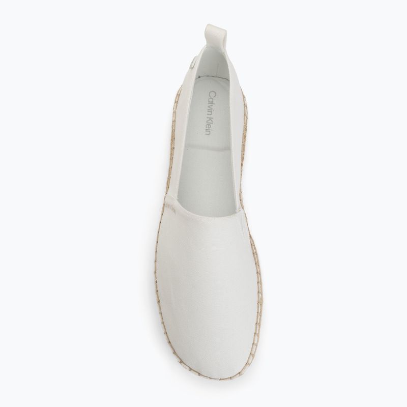 Moteriškos espadrilės Calvin Klein HW0HW02931 Oblique Canvas Off White 5