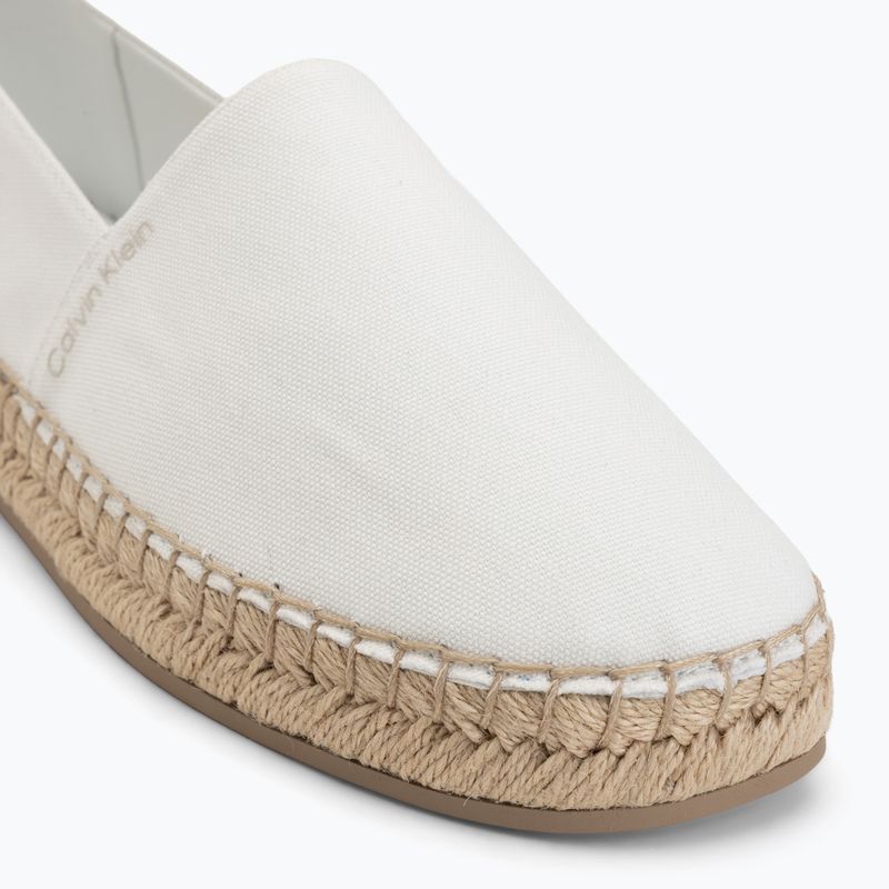 Moteriškos espadrilės Calvin Klein HW0HW02931 Oblique Canvas Off White 7
