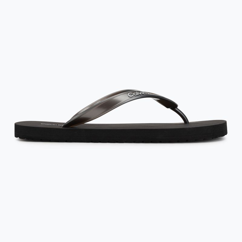 Moteriškos šlepetės Calvin Klein HW0HW02956 Tpu Metallic triple black 2