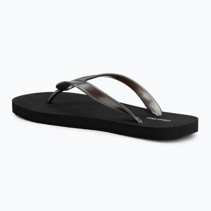 Moteriškos šlepetės Calvin Klein HW0HW02956 Tpu Metallic triple black 3