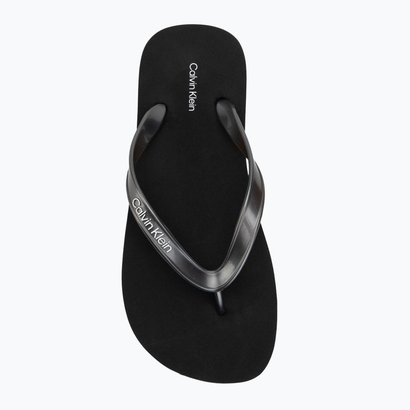 Moteriškos šlepetės Calvin Klein HW0HW02956 Tpu Metallic triple black 5