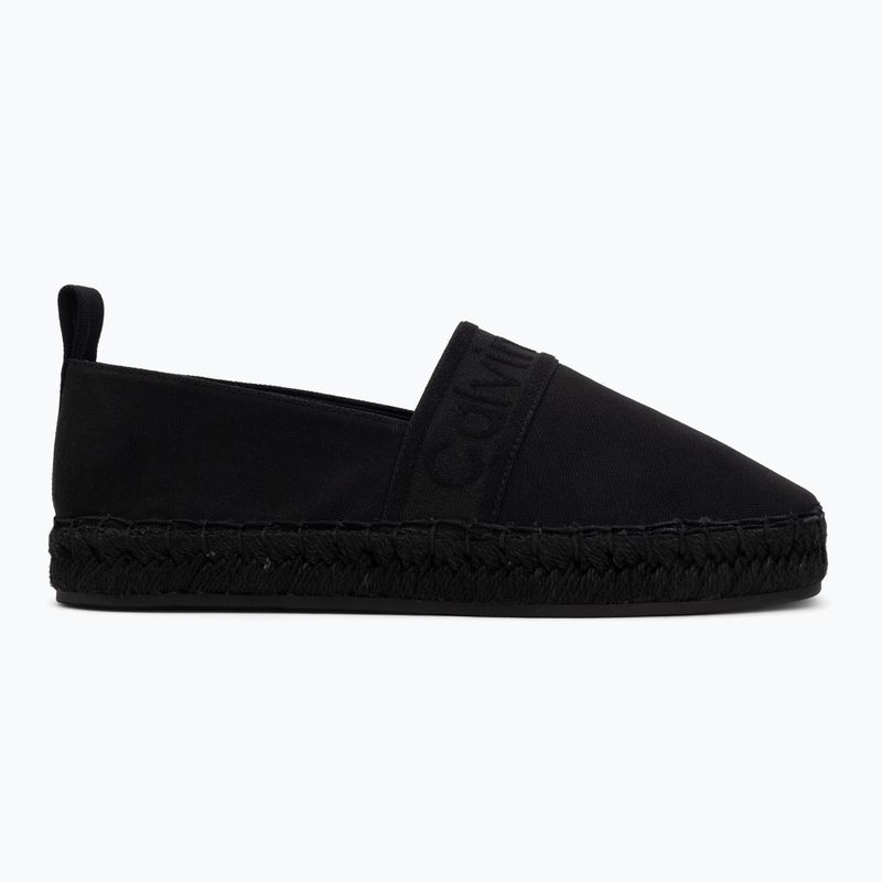 Moteriškos espadrilės Calvin Klein HW0HW02934 Oblique Webbing Triple Black 2