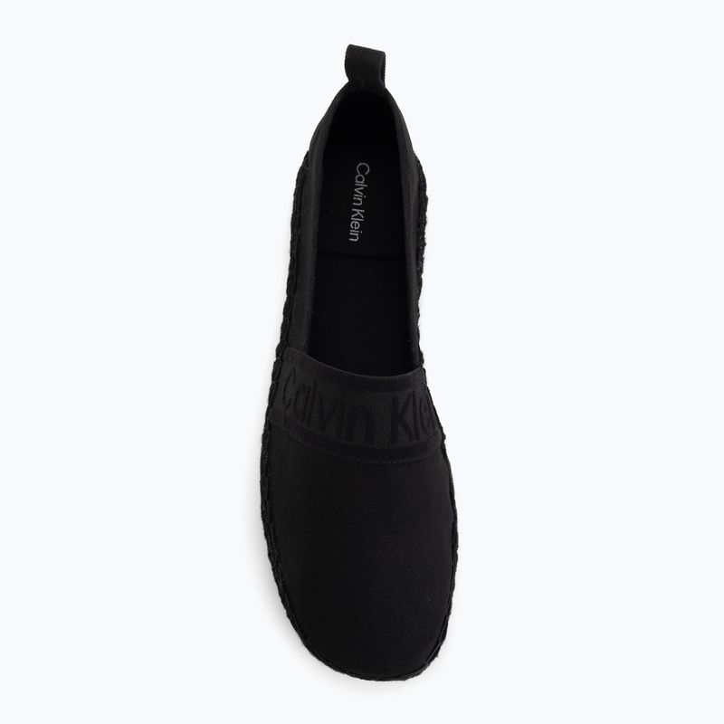 Moteriškos espadrilės Calvin Klein HW0HW02934 Oblique Webbing Triple Black 5