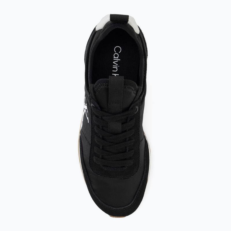 Moteriški batai Calvin Klein YW0YW02060 Retro Runner Sock Laceup Mix Mat black/bright white 5