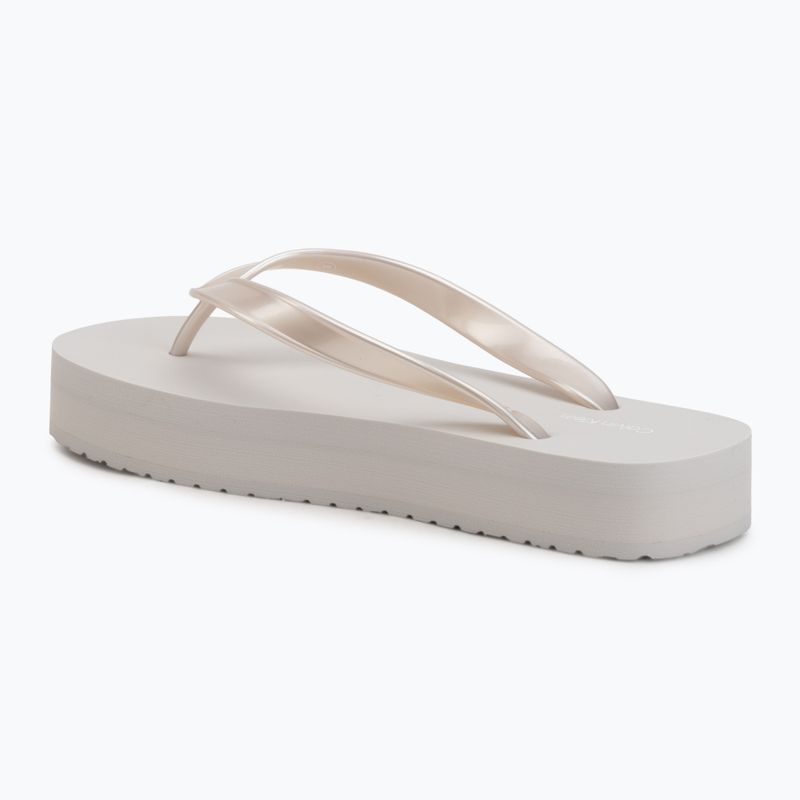 Moteriškos šlepetės Calvin Klein HW0HW03120 Flatform silver 3
