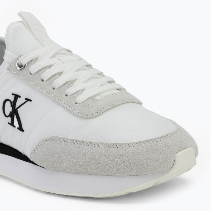 Moteriški batai Calvin Klein YW0YW02060 Retro Runner Sock Laceup Mix Mat bright white/black/marshmallow 7