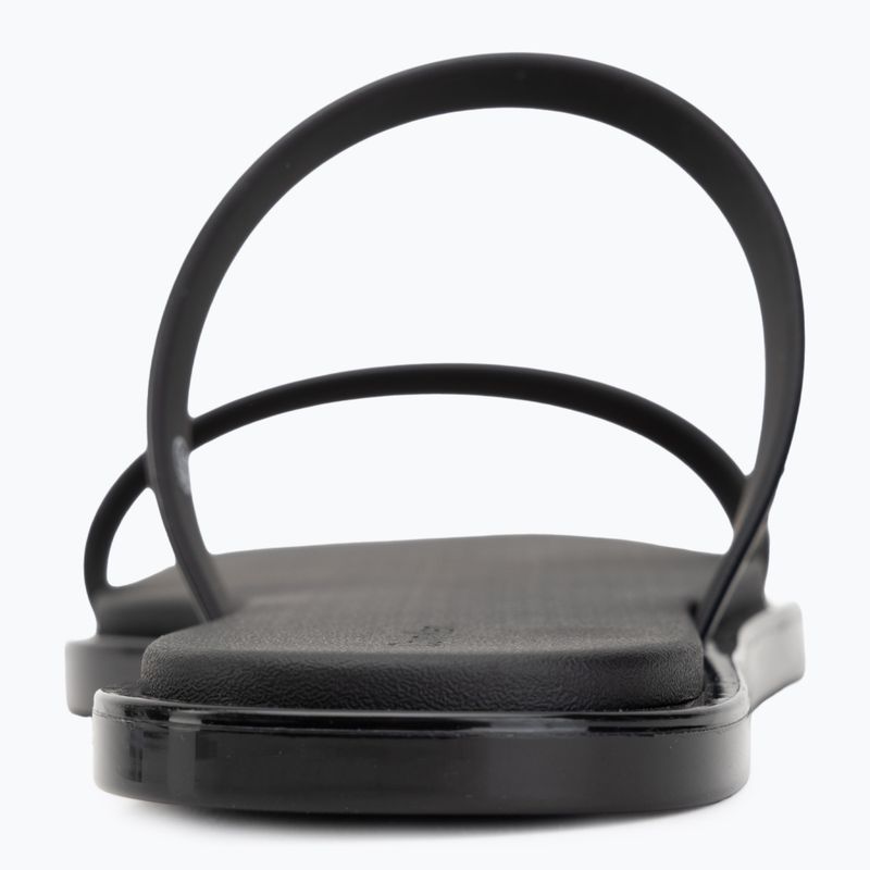 Moteriškos šlepetės Calvin Klein HW0HW02963 Jelly Doub Bar Shiny triple black 6