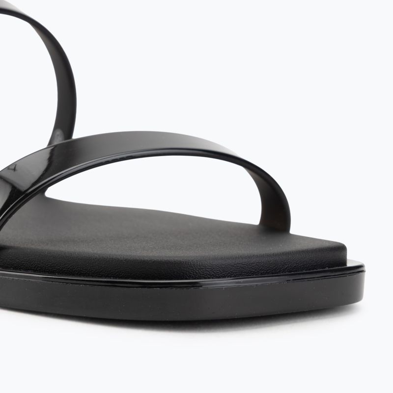 Moteriškos šlepetės Calvin Klein HW0HW02963 Jelly Doub Bar Shiny triple black 7