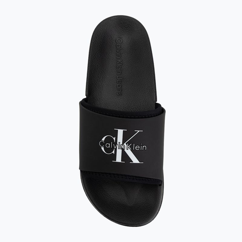 Moteriškos šlepetės Calvin Klein Ess Rubber Neoprene black/bright white 5