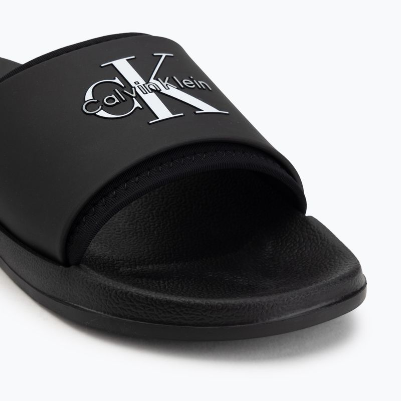 Moteriškos šlepetės Calvin Klein Ess Rubber Neoprene black/bright white 7