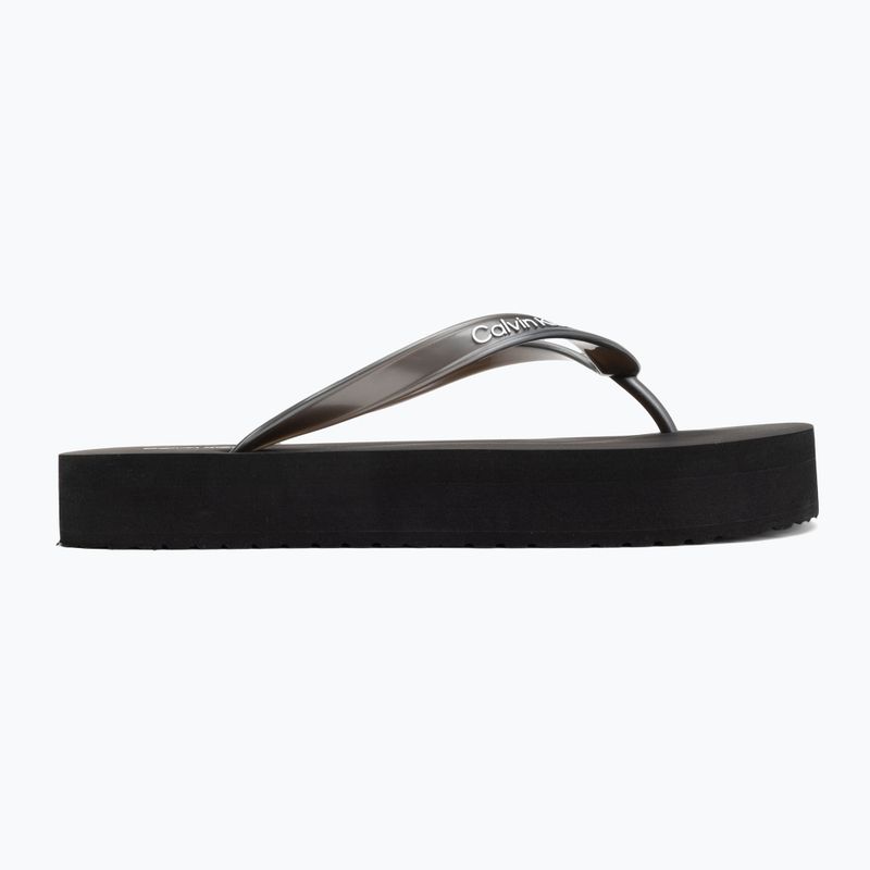 Moteriškos šlepetės Calvin Klein HW0HW03120 Flatform triple black 2