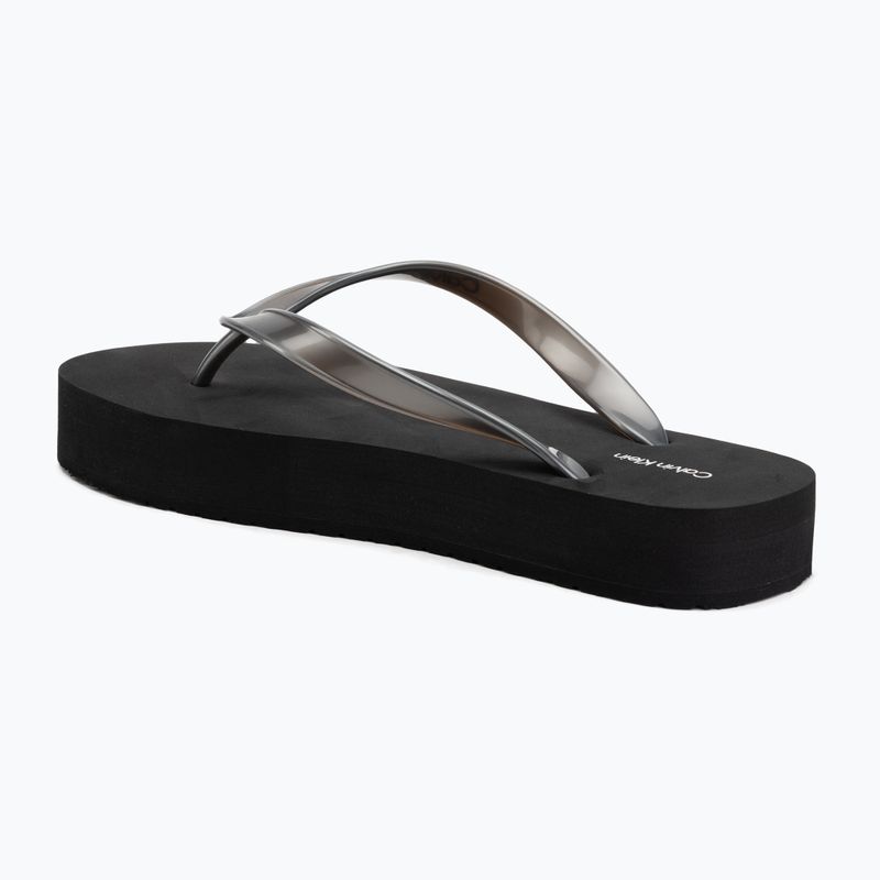 Moteriškos šlepetės Calvin Klein HW0HW03120 Flatform triple black 3