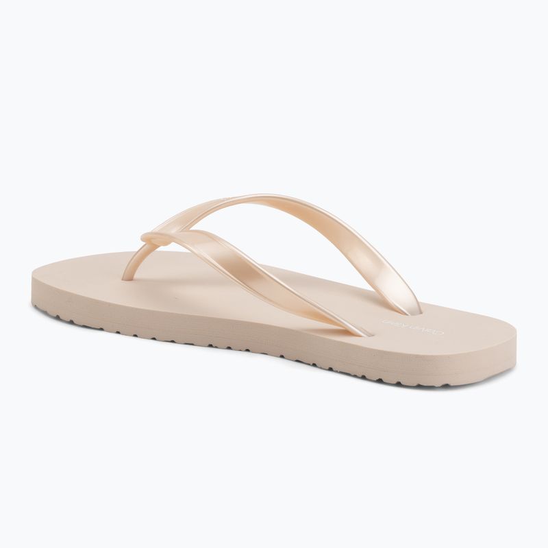 Moteriškos šlepetės Calvin Klein HW0HW02956 Tpu Metallic whisper pink 3